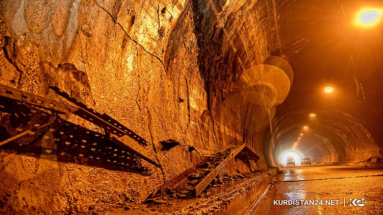 به‌ وێنه‌.. ڕۆژ دوای ڕۆژ تونێلی ده‌ربه‌ندیخان مه‌ترسیدارتر ده‌بێت